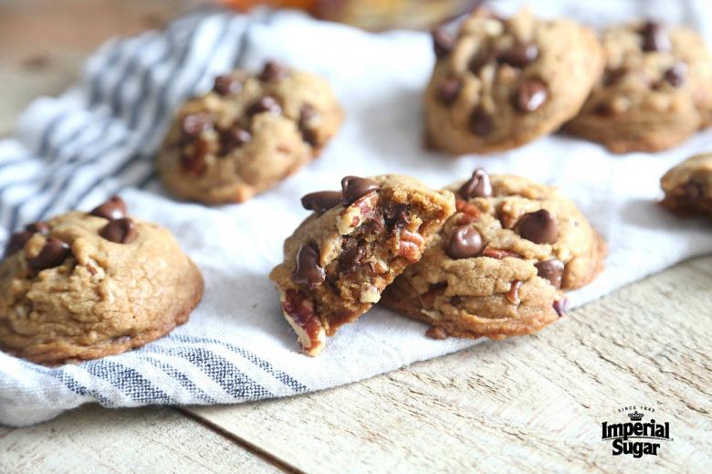 Bourbon Chocolate Pecan Cookies