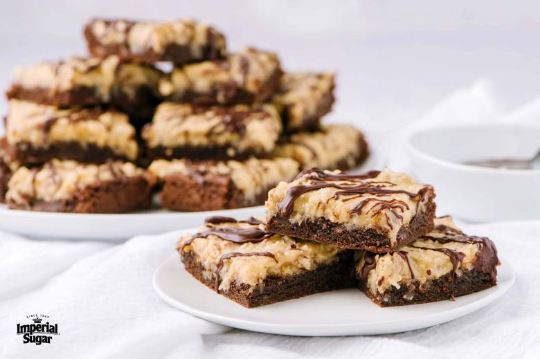 German Chocolate Cookie Bars