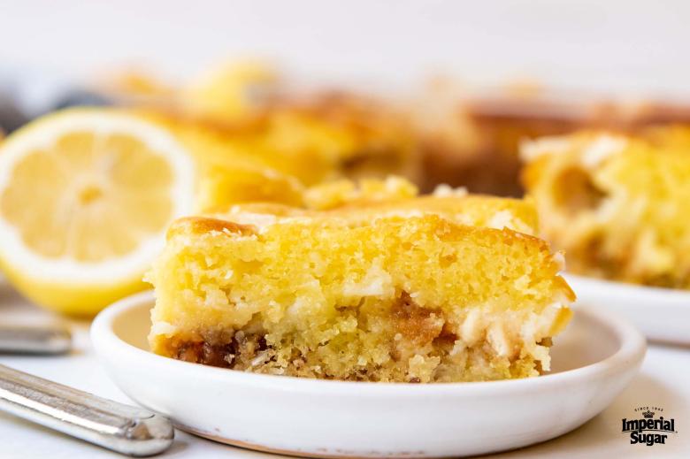 Lemon Earthquake Cake