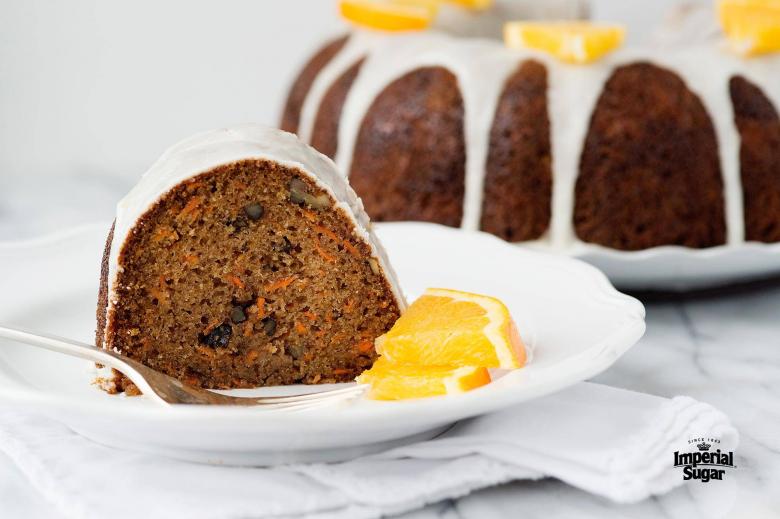 Carrot Cake Deluxe With Orange Icing