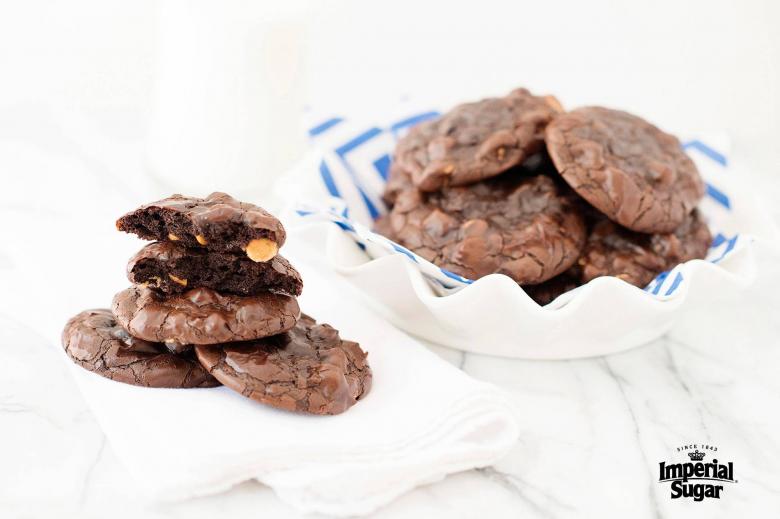 Flourless Chocolate Peanut Butter Cookies