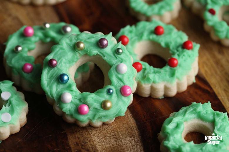 Wreath Sugar Cookies