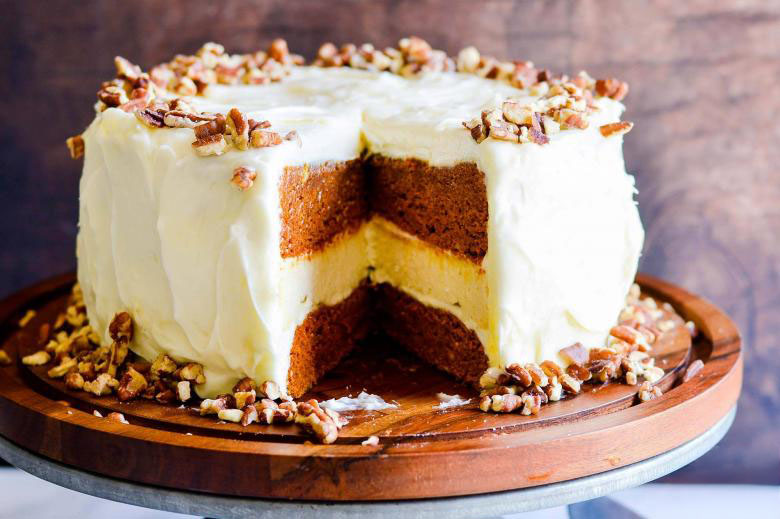 Pumpkin Cheesecake Cake